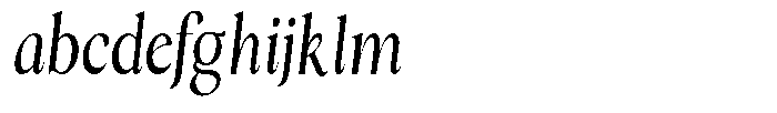Cyravel Medium Condensed Italic FONT