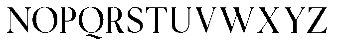 Cyravel Medium Condensed Font UPPERCASE
