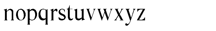 Cyravel Medium Condensed Font LOWERCASE