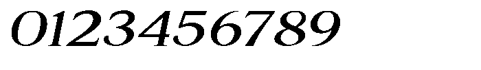 Cyravel Medium Expanded Italic Font OTHER CHARS