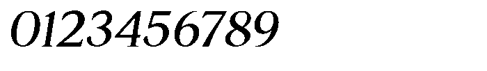 Cyravel Medium Italic Font OTHER CHARS