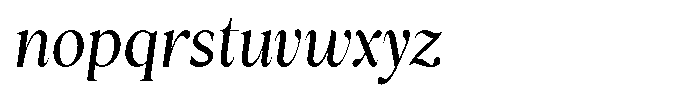 Cyravel Medium Semi Condensed Italic Font LOWERCASE