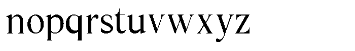 Cyravel Medium Semi Condensed Font LOWERCASE