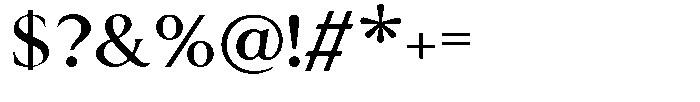 Cyravel Medium Semi Expanded Font OTHER CHARS