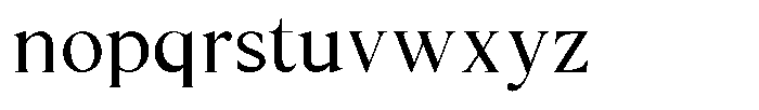 Cyravel Medium Semi Expanded Font LOWERCASE
