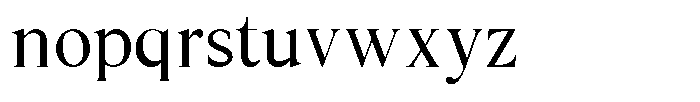 Cyravel Medium Font LOWERCASE