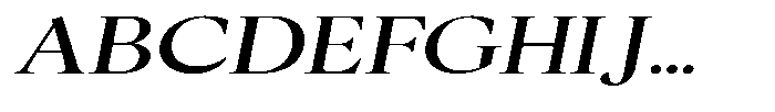 Cyravel Semi Bold Expanded Italic Font UPPERCASE