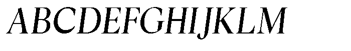Cyravel Semi Bold Semi Condensed Italic Font UPPERCASE