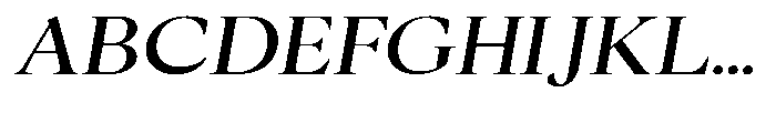 Cyravel Semi Bold Semi Expanded Italic Font UPPERCASE