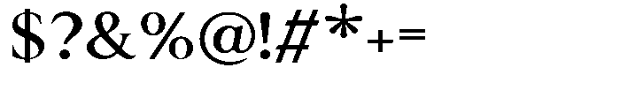 Cyravel Semi Bold Semi Expanded Font OTHER CHARS