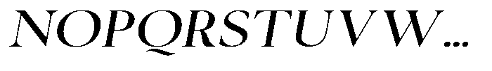 Cyravel Semi Expanded Italic Font UPPERCASE