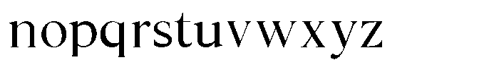 Cyravel Semi Expanded Font LOWERCASE