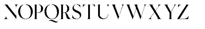 Cyravel Thin Condensed Font UPPERCASE