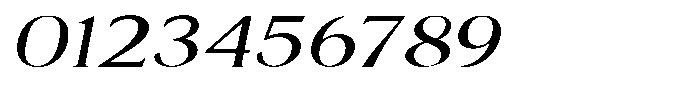 Cyravel Thin Expanded Italic Font OTHER CHARS