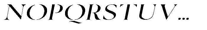 Cyravel Thin Expanded Italic Font UPPERCASE