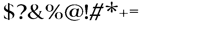 Cyravel Thin Expanded Font OTHER CHARS