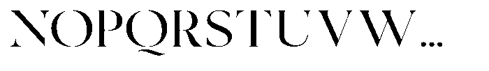 Cyravel Thin Expanded Font UPPERCASE