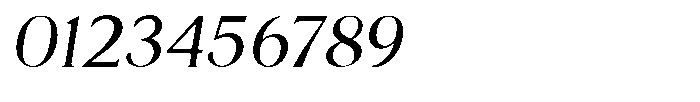 Cyravel Thin Italic Font OTHER CHARS