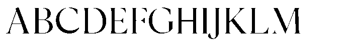 Cyravel Thin Semi Condensed Font UPPERCASE