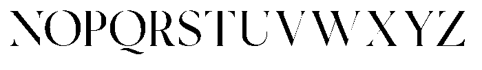 Cyravel Thin Semi Condensed Font UPPERCASE