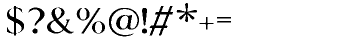 Cyravel Thin Semi Expanded Font OTHER CHARS