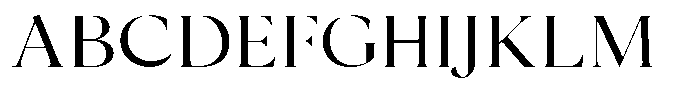 Cyravel Thin Semi Expanded Font UPPERCASE