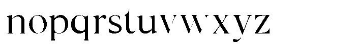 Cyravel Thin Semi Expanded Font LOWERCASE
