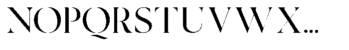 Cyravel Thin Font UPPERCASE