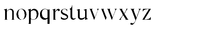 Cyravel Thin Font LOWERCASE