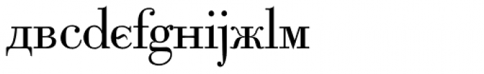Cyrillic Latino Roman Font LOWERCASE
