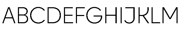 Cy SemiLight Font UPPERCASE