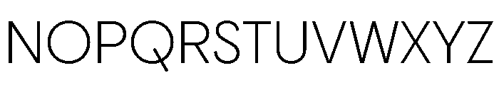 Cy SemiLight Font UPPERCASE