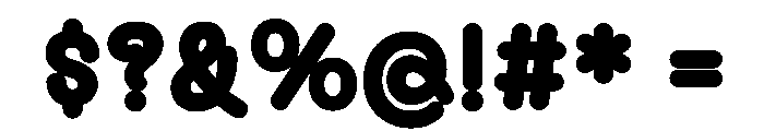 CyCurly Black Font OTHER CHARS