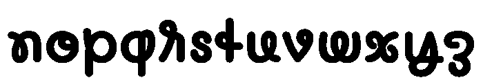 CyCurly Bold Font LOWERCASE