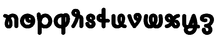 CyCurly ExtraBold Font LOWERCASE