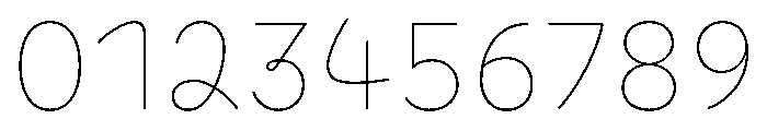CyCurly ExtraLight Font OTHER CHARS