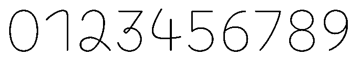 CyCurly Light Font OTHER CHARS