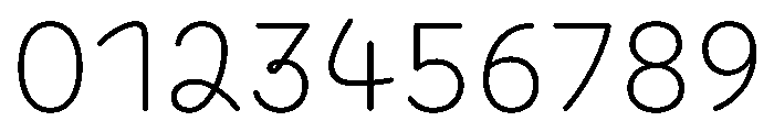 CyCurly SemiLight Font OTHER CHARS