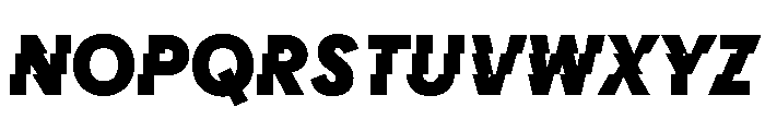 CyGlitch Black Font UPPERCASE