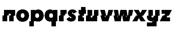 CyGlitch Black Font LOWERCASE