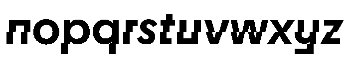 CyGlitch Bold Font LOWERCASE