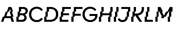 CyGlitch SemiBold Font UPPERCASE