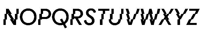 CyGlitch SemiBold Font UPPERCASE