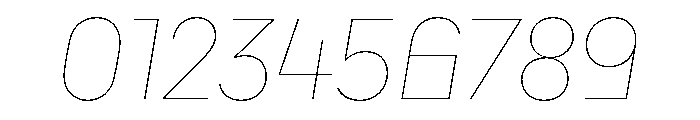 CyGlitch Thin Font OTHER CHARS