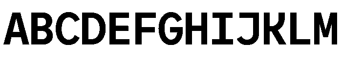 CyMono Bold Font UPPERCASE
