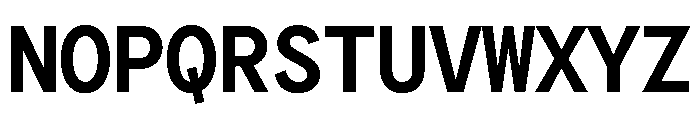 CyMono Bold Font UPPERCASE