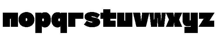 CyMono Extreme Font LOWERCASE