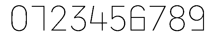 CyMono Light Font OTHER CHARS