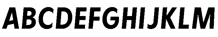 Cygnet Demi Bold Italic Font UPPERCASE