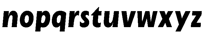 Cygnet Extra Bold Italic Font LOWERCASE